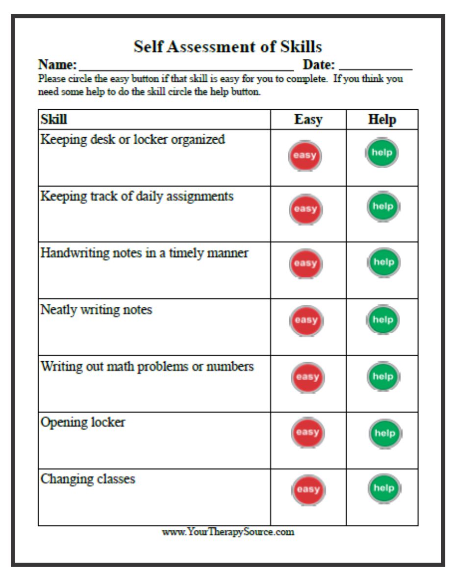 Self-Assessment