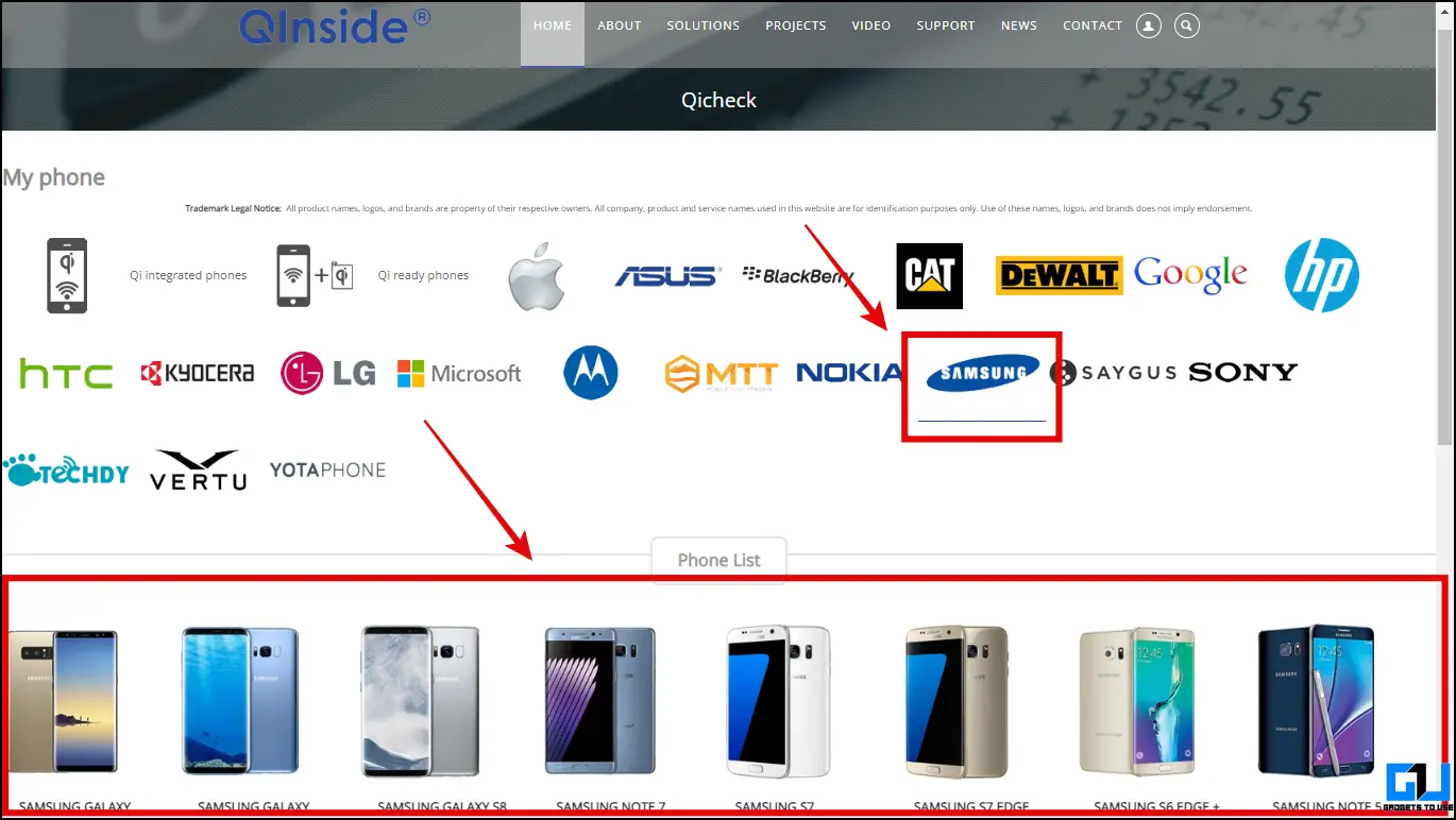 Checking for Wireless Charging Compatibility